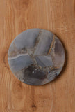 Set of 5 - Grey Agate Costers
