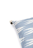Set of 2: Bubble Blue Ikat Cotton Cushion Covers