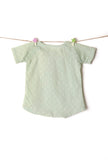 Delicate Light Green Cotton Tee