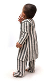 Set of 2 - Oswald Emerald Green Stripe Kurta Pajama