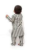 Set of 2 - Oswald Emerald Green Stripe Kurta Pajama