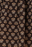Edie Black Ajrakh Print Cotton Dress