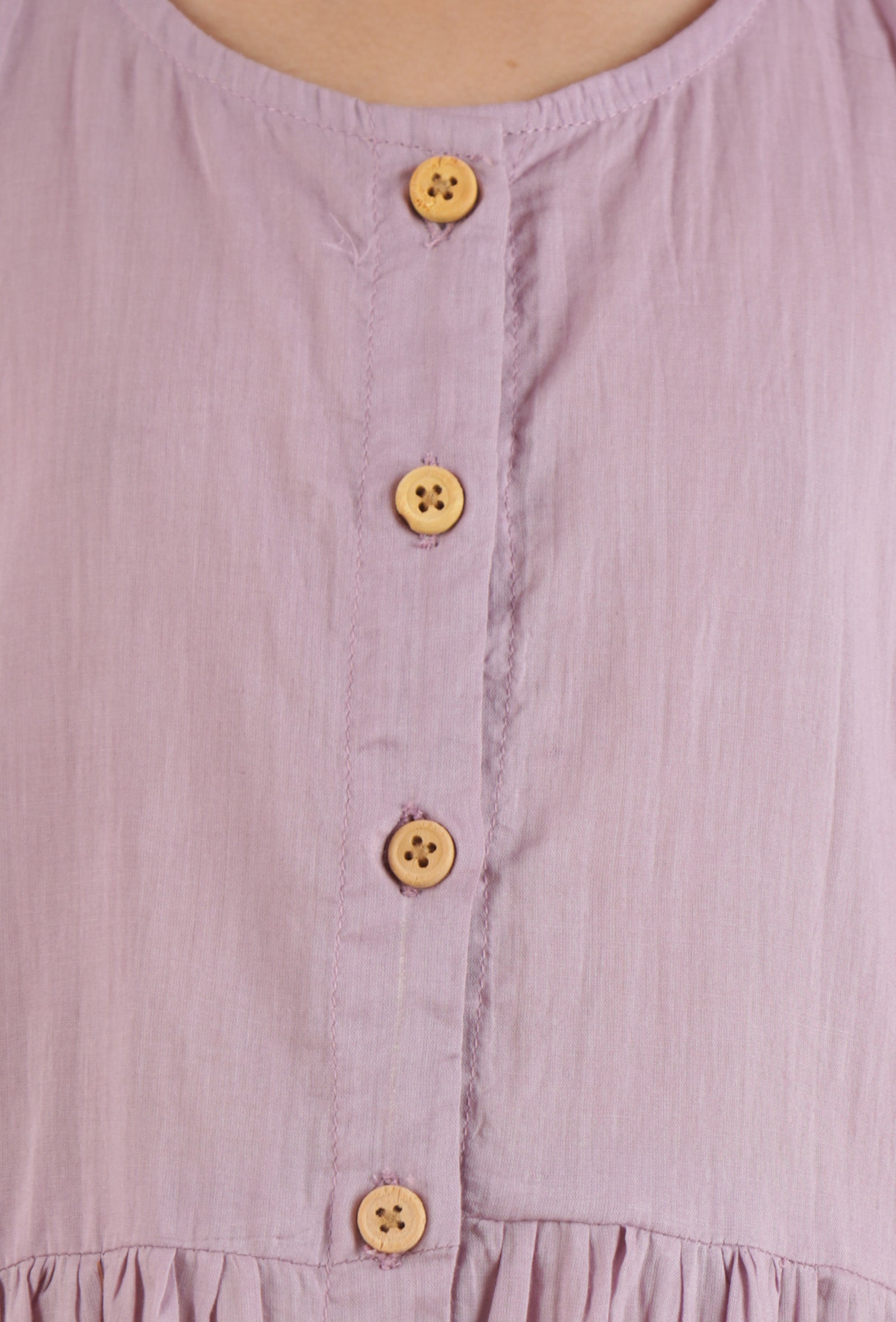 Light Purple Mulmul Dress