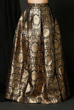 Black Banarsi Brocade Skirt