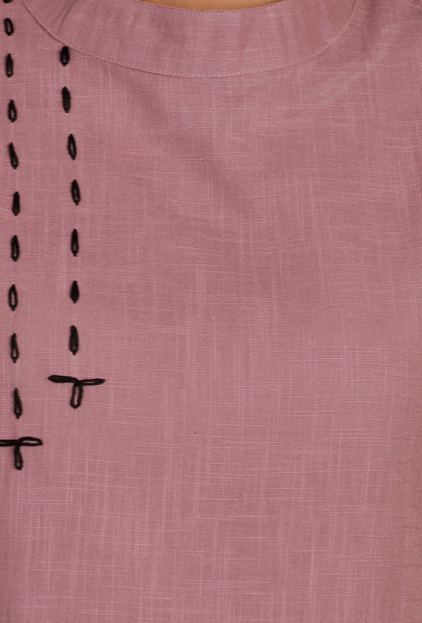 Plum Halter Neck Kurti