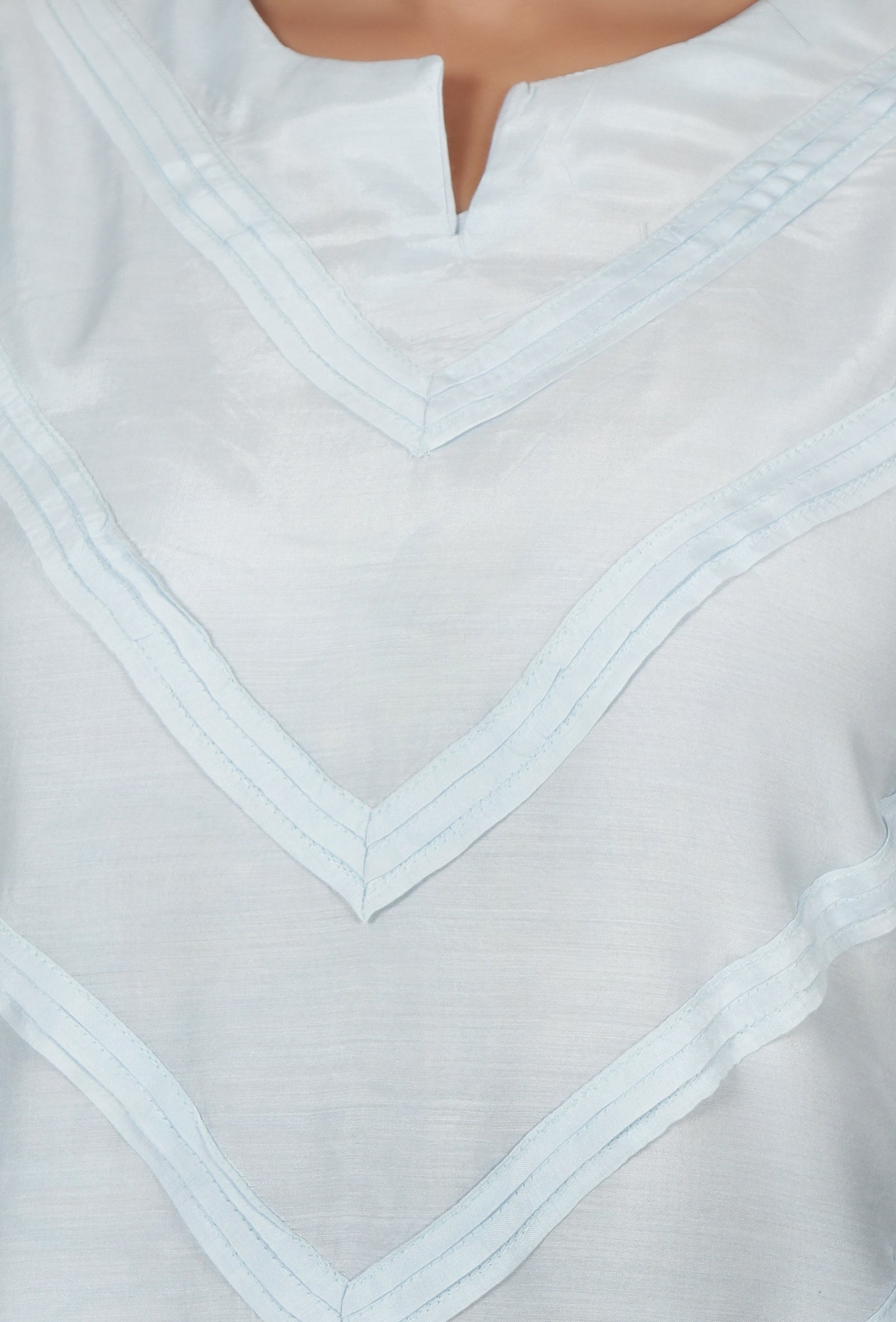 Set Of 2: Grey Cotton Kurta & Pant Set