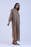 Women Brown Cotton Kurta