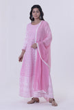 Pink Georgette Dupatta