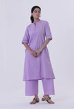 Lavender Cotton Kurti