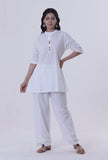 White Cotton Co-Ord Set