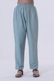 Set Of 2: Blue Cotton Kurta With Pant Set
