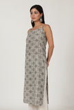 Multi Printed White Color Cotton Slip