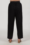 Stylish black cotton pants made from breathable fabric