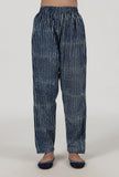 Indigo Printed Blue Cotton Pant