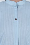 Sky Blue Cotton Kurta