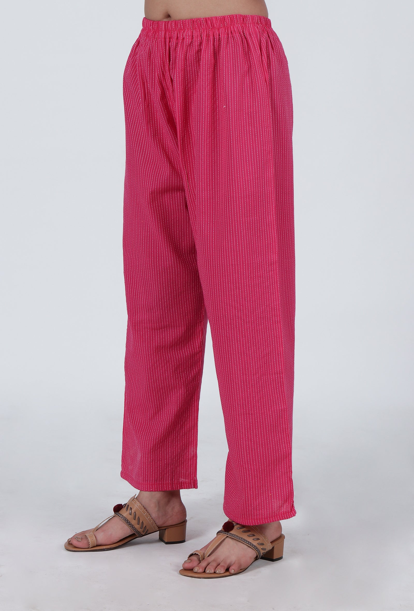 Pink Cotton Pant