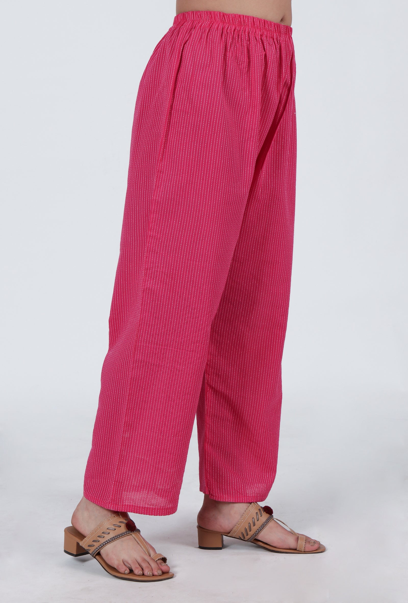 Pink Cotton Pant