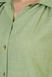 Light Green Sleeveless Shirt Kurta