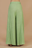 Light Green Cotton Palazzo Pants
