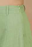 Light Green Cotton Palazzo Pants
