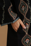 Midnight Kashmiri Embroidered Free Size Phiran- Free Size
