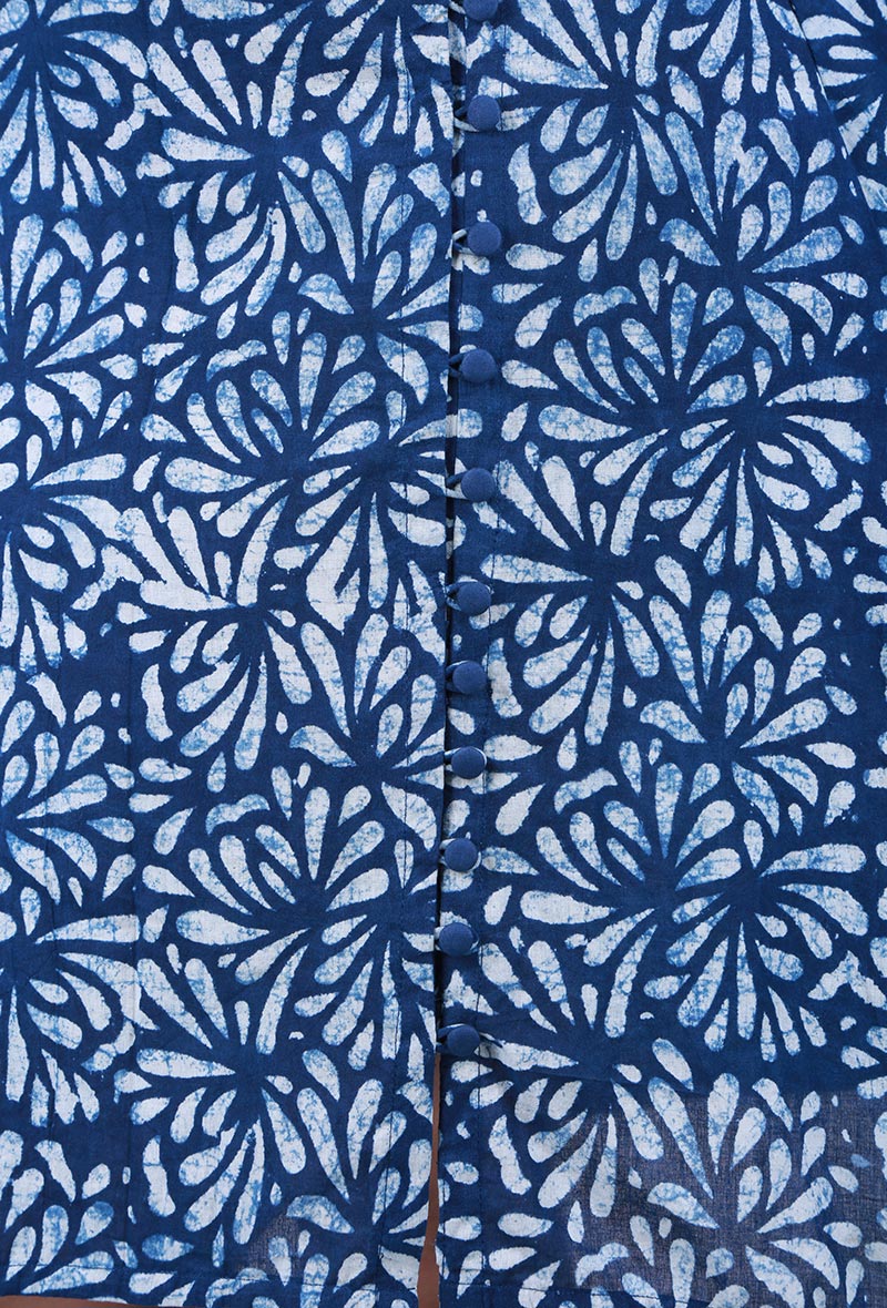 Bagru Asymmetric dress