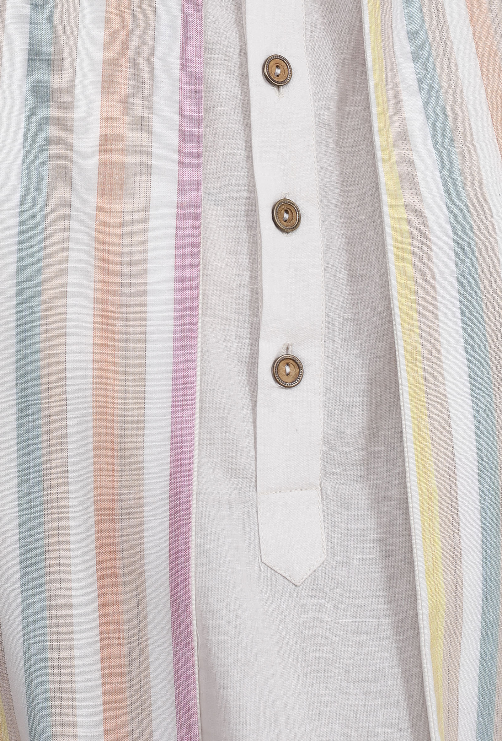 White Stripe Nehru Jacket