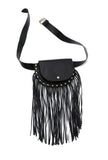 Taupe Black Crossbody Bag