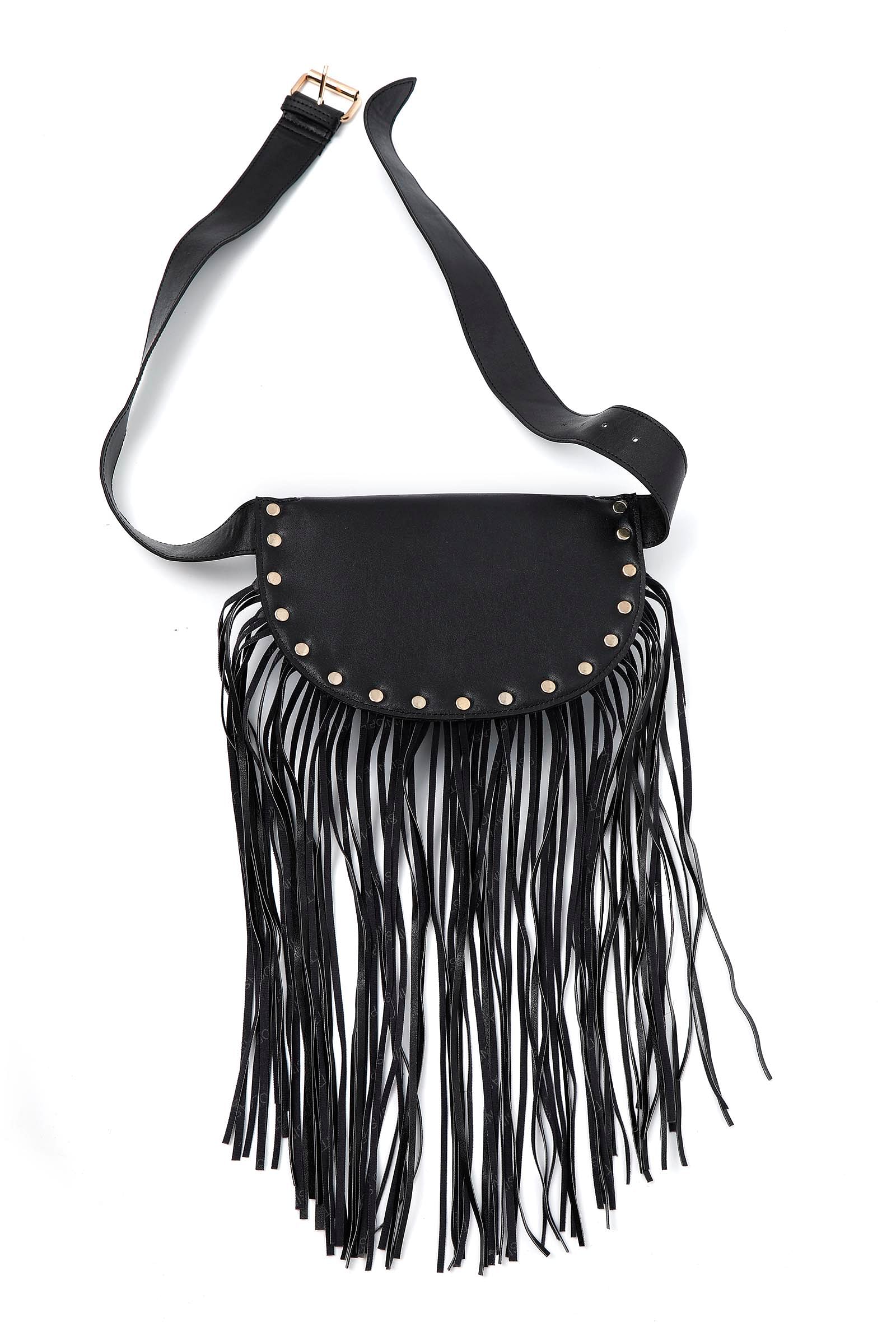 Taupe Black Crossbody Bag