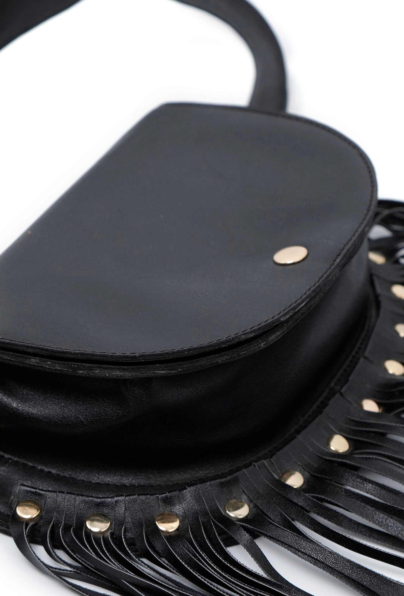 Taupe Black Crossbody Bag