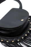 Taupe Black Crossbody Bag