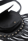 Taupe Black Crossbody Bag