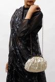 Amaira White Embellished Clutch Bag