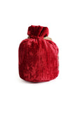 Red Velvet Tila Embroidery Potli