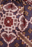 Brinda Blue & Multi Silk Patola Print Potli With Tassels
