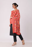 Alta gold allover embriodred phoolkari dupatta