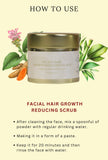 Facial Hair Growth Reducing Scrub