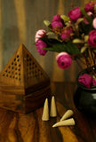 Scintillating Floral Incense Cones- Set Of 20 Cones