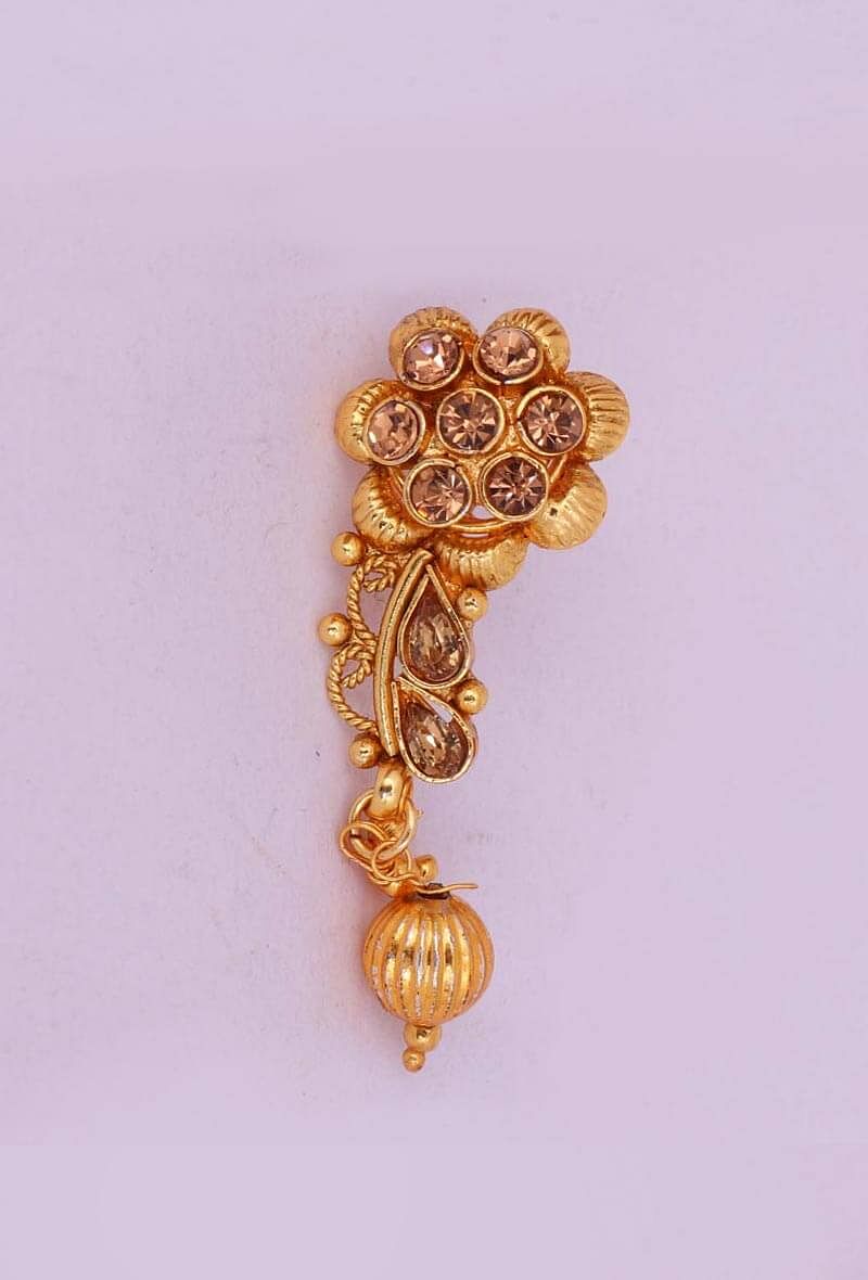 Rose Gold Plated Marathi Nath