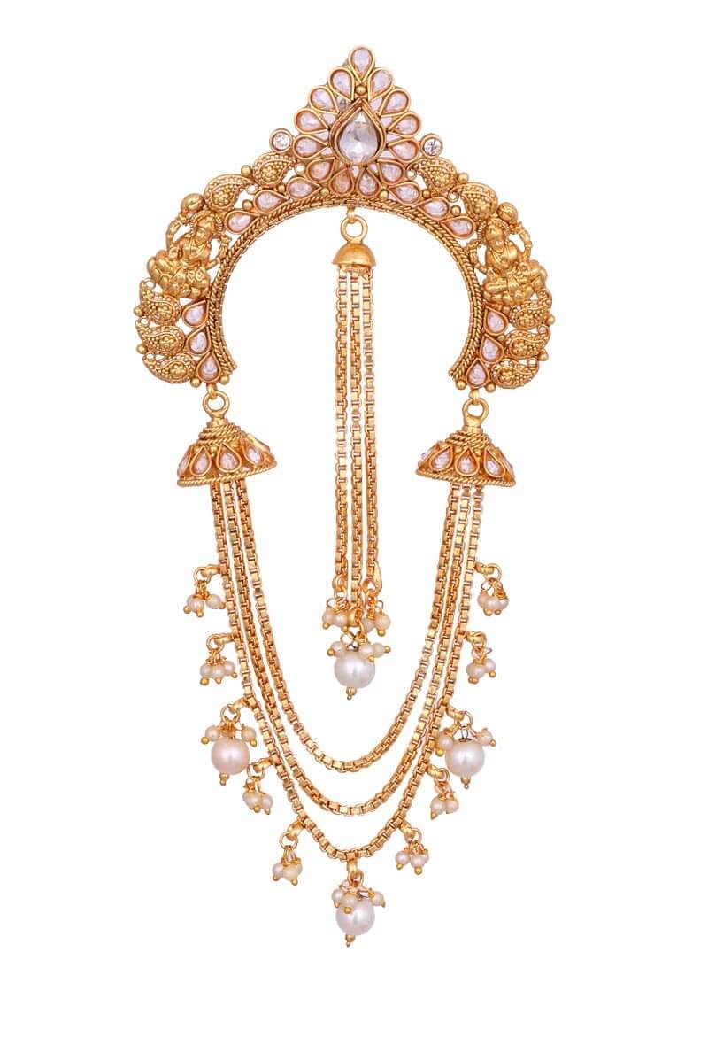 Teardrop Gold Plated Marathi Ambada