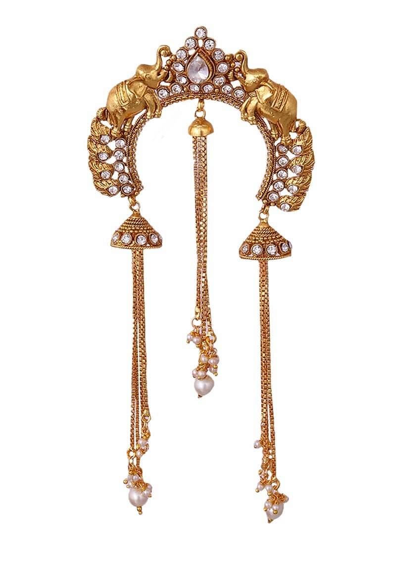 Elephant Gold Plated Marathi Ambada
