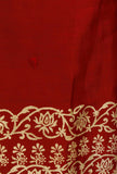 Maroon Gold Foil Printed Chanderi Palazzos