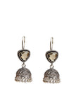 Triangle Stone Brass Jhumkas