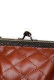 Quilted Tan Cruelty-Free Leather Bag