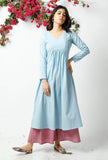 The Innocent Baby Blue Cotton Kurta