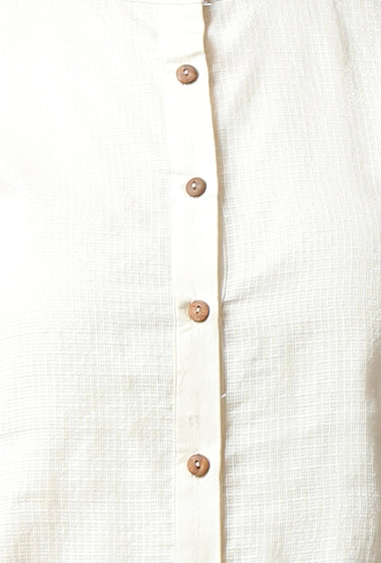 The Playful Off White Cotton Kurta