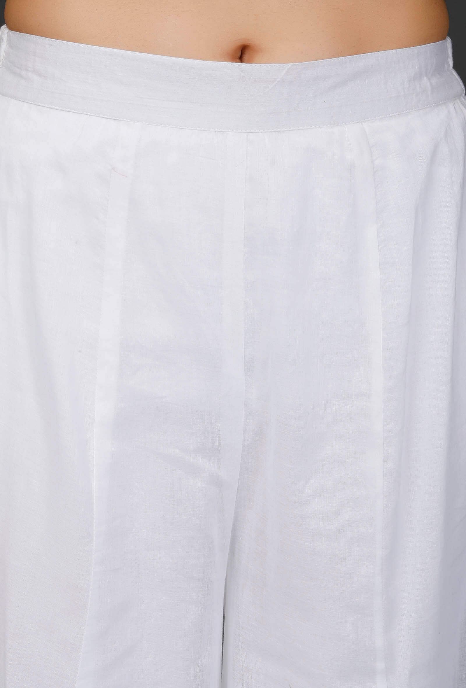White Cotton Culottes