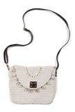 White Seashells Crochet Bag