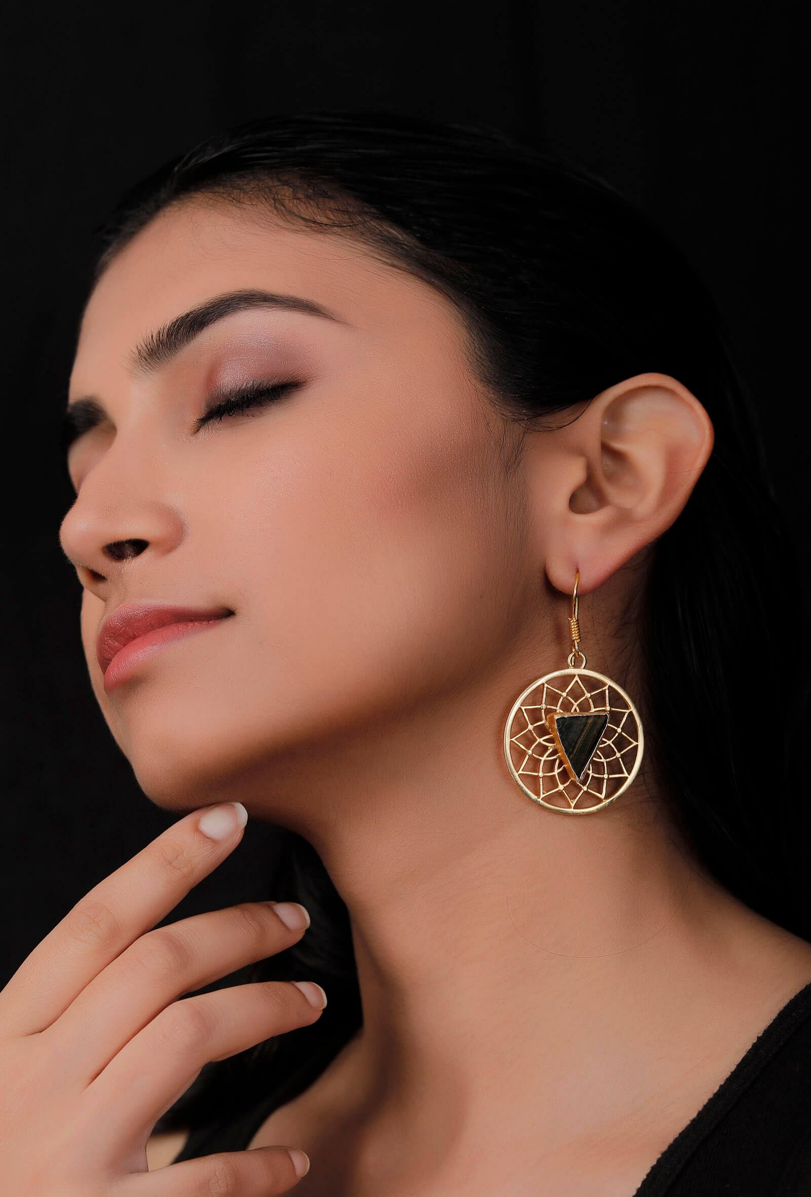 Cindi 18 Carat Gold-Plated Earrings
