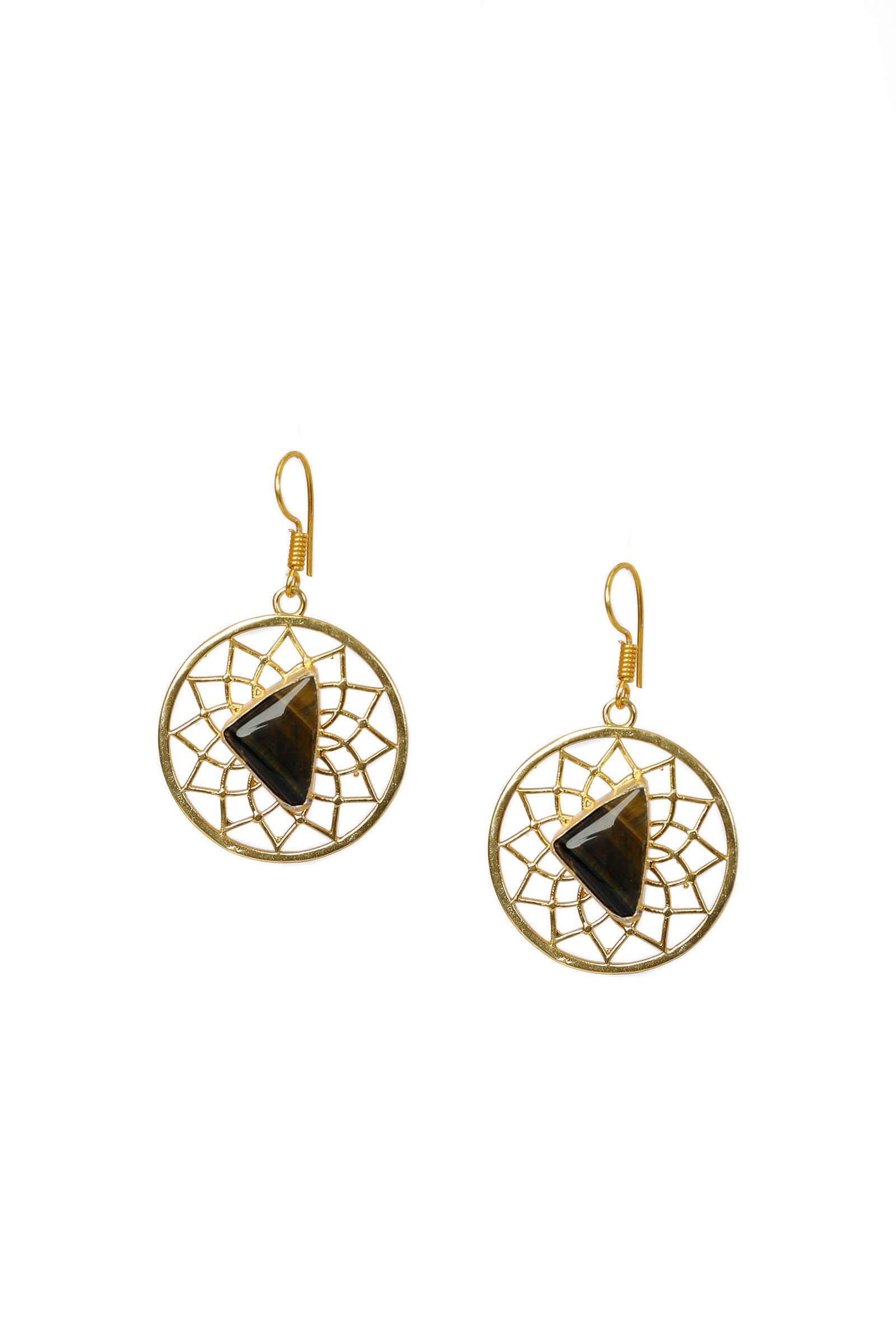 Cindi 18 Carat Gold-Plated Earrings